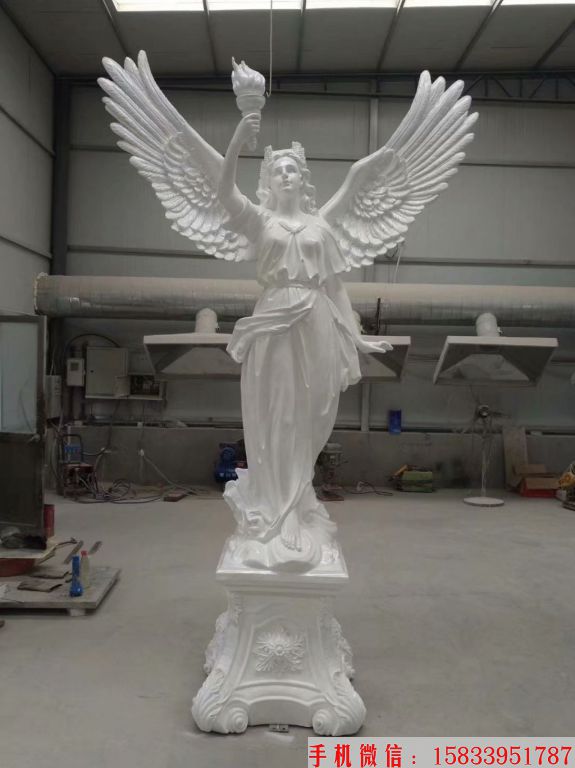 西方火炬女神，欧式女神雕塑6